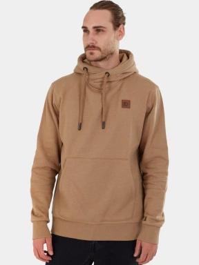 Fundango Conor Hooded Sweatshirt férfi kapucnis pulóver barna színben 1
