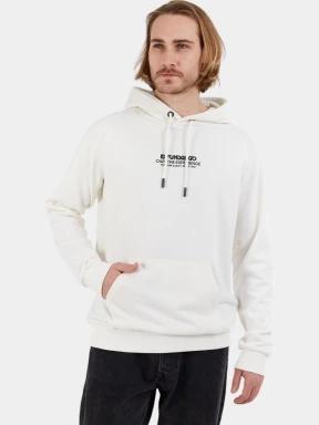 Fundango Kronos Hooded Sweatshirt férfi pulóver fehér színben 1