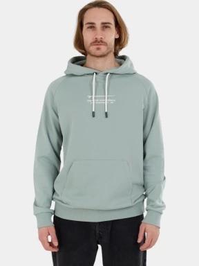 Fundango Kronos Hooded Sweatshirt férfi pulóver zöld színben 1