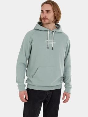 Fundango Kronos Hooded Sweatshirt férfi pulóver zöld színben 3