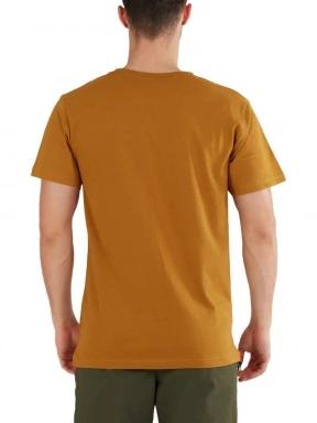 Fundango Legend T-shirt férfi rövid ujjú póló sárga színben 3