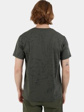 Fundango Theory T-shirt férfi rövid ujjú sport póló oliva színben 3