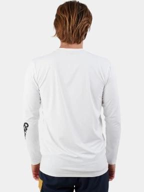 Fundango Manado Long II Rashguard férfi hosszú ujjú lycra fehér színben 3