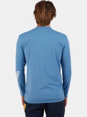 Fundango Manado Long II Rashguard férfi hosszú ujjú lycra kék színben 3