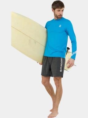 Fundango Manado Long III Rashguard férfi hosszú ujjú lycra világoskék színben 1