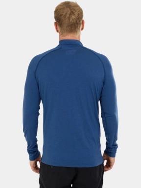 Fundango Temuka Merino Halfzip férfi aláöltöző felső kék színben 3