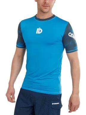 Fundango Manado Rashguard férfi rövid ujjú lycra kék színben 1