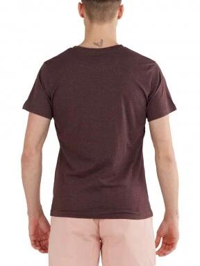 Fundango Basic - T Logo-4 T-shirt férfi rövid ujjú póló piros színben 3