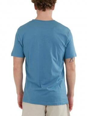 Fundango Basic - T Logo-4 T-shirt férfi rövid ujjú póló kék színben 3