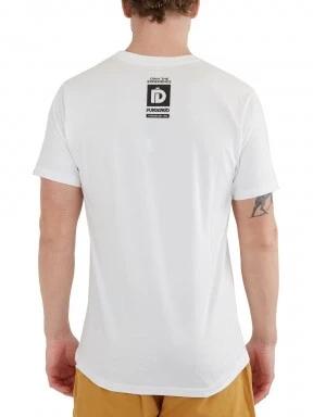 Fundango Basic - T Logo-9 T-shirt férfi rövid ujjú póló fehér színben 3