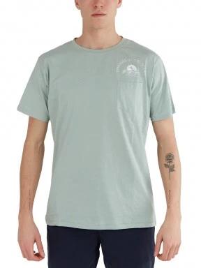 Fundango Talmer Pocket T-shirt férfi rövid ujjú póló zöld színben 1