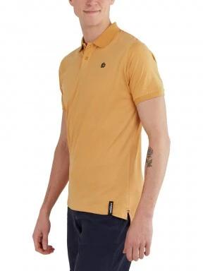 Fundango Incognito Mono Poloshirt férfi galléros póló sárga színben 1