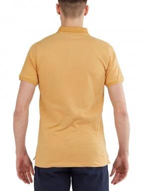 Fundango Incognito Mono Poloshirt férfi galléros póló sárga színben 3