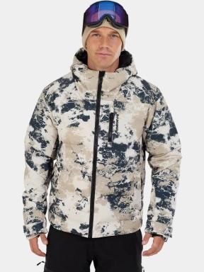 Fundango Portage Padded Jacket férfi steppelt síkabát homok színben 1