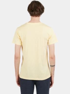 Fundango Basic-T Logo 04 férfi rövid ujjú póló sárga színben 3