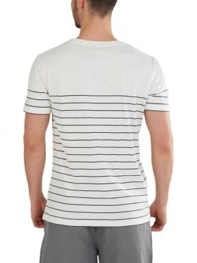 Fundango Jaggy Pocket T-shirt férfi rövid ujjú póló fehér színben 3