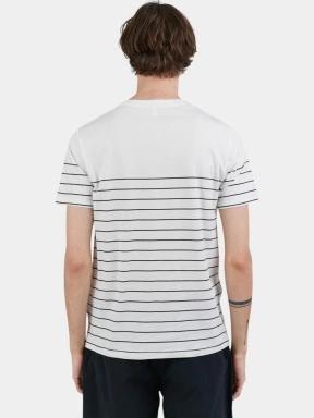 Fundango Jaggy Pocket T-shirt férfi rövid ujjú póló fehér színben 3