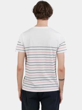 Fundango Jaggy Pocket T-shirt férfi rövid ujjú póló piros színben 3