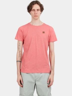 Fundango Jaggy Structured T-shirt férfi rövid ujjú póló piros színben 1