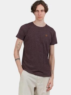 Fundango Jaggy Structured T-shirt férfi rövid ujjú póló piros színben 1
