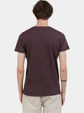 Fundango Jaggy Structured T-shirt férfi rövid ujjú póló piros színben 3