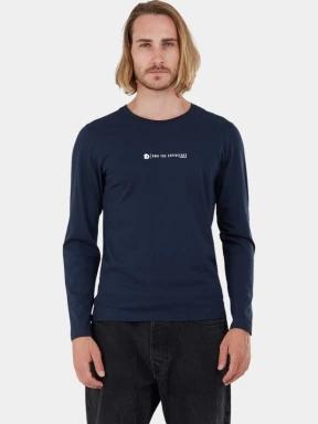 Fundango Long-T Longsleeve T-shirt férfi hosszú ujjú póló sötétkék színben 1