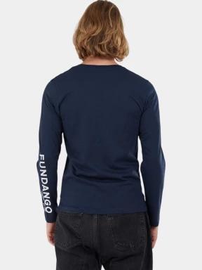 Fundango Long-T Longsleeve T-shirt férfi hosszú ujjú póló sötétkék színben 3