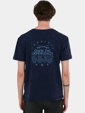 Fundango Dane Surf Pocket-T férfi rövid ujjú póló sötétkék színben 1