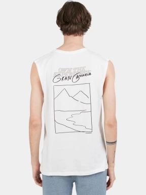Fundango Alon Surf Tank-T férfi atléta fehér színben 3