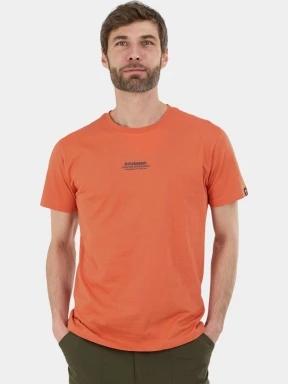 Fundango Montes Graphic-T férfi rövid ujjú póló piros színben 1