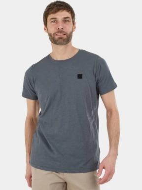 Fundango Jaggy II Structured T-shirt férfi rövid ujjú póló szürke színben 1