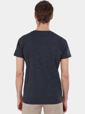 Fundango Jaggy II Structured T-shirt férfi rövid ujjú póló fekete színben 3
