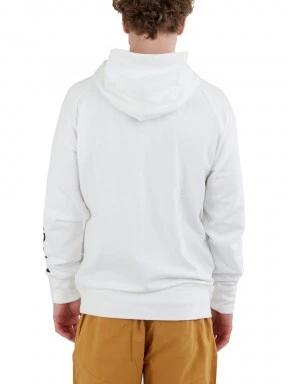 Fundango Talis Hooded Sweatshirt férfi kapucnis pulóver fehér színben 3