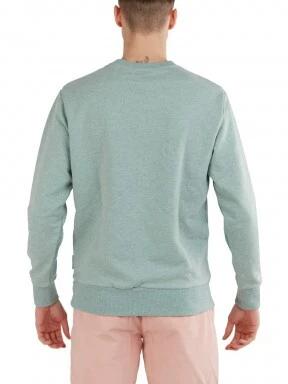 Fundango Warren Sweatshirt férfi pulóver zöld színben 3