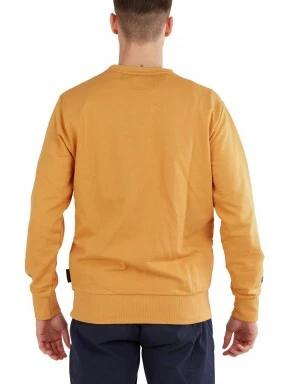 Fundango Warren Sweatshirt férfi pulóver sárga színben 3