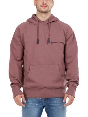Fundango Talis Hooded Sweatshirt férfi pulóver lila színben 1