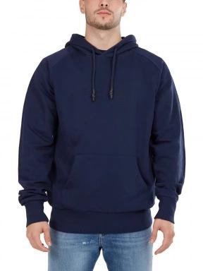 Fundango Talis Hooded Sweatshirt férfi pulóver sötétkék színben 1
