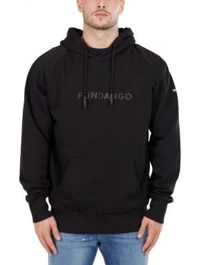 Fundango Talis Hooded Sweatshirt férfi pulóver fekete színben 1