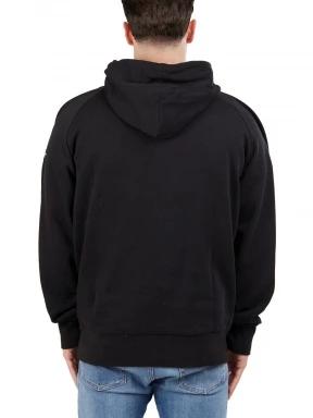 Fundango Talis Hooded Sweatshirt férfi pulóver fekete színben 3