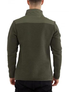 Fundango Vertigo Sweatshirt férfi pulóver oliva színben 3