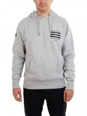 Fundango Talis Hooded Sweatshirt férfi kapucnis pulóver fehér színben 1