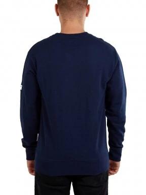 Fundango Warren Sweatshirt férfi pulóver kék színben 3