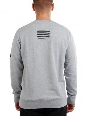 Fundango Warren Sweatshirt férfi pulóver szürke színben 3