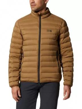 Mountain Hardwear Deloro Down Jacket férfi pehelykabát barna színben 1