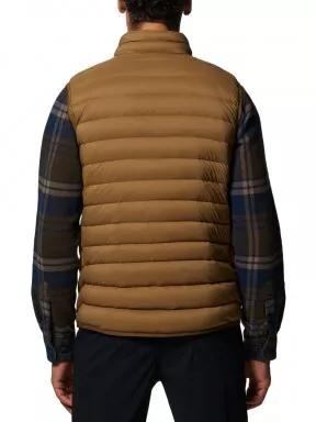 Mountain Hardwear Deloro Down Vest férfi mellény barna színben 3
