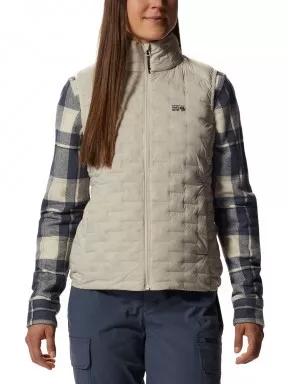 Mountain Hardwear Stretchdown Light Vest női mellény homok színben 1