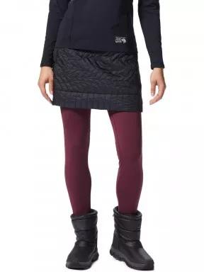 Mountain Hardwear Trekkin Insulated Mini Skirt női szoknya fekete színben 1