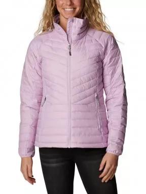 Columbia Powder Lite II Full Zip Jacket női utcai kabát rózsaszín színben 1