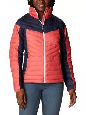 Columbia Powder Lite II Full Zip Jacket női utcai kabát rózsaszín színben 1
