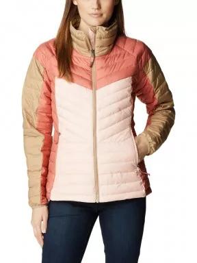 Columbia Powder Lite II Full Zip Jacket női utcai kabát rózsaszín színben 1